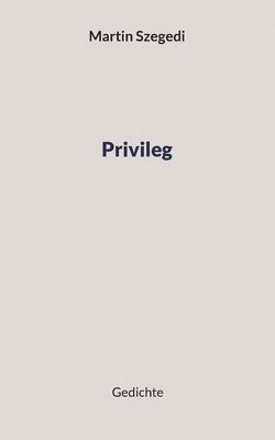 bokomslag Privileg