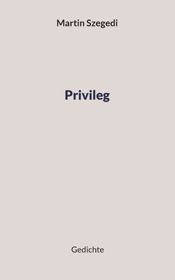 bokomslag Privileg