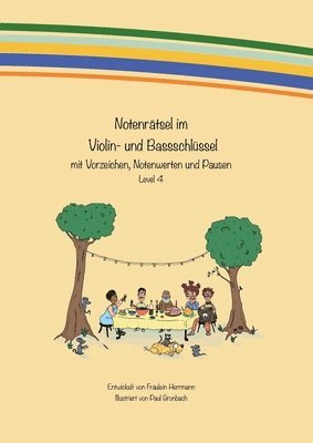 Notenrätsel im Violin- und Bassschlüssel 1