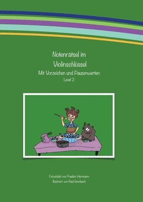 bokomslag Notenrtsel im Violinschlssel mit Vorzeichen