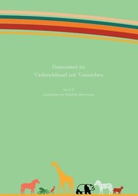 bokomslag Notenrätsel im Violinschlüssel mit Vorzeichen