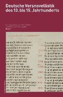 bokomslag Deutsche Versnovellistik Des 13. Bis 15. Jahrhunderts: Uberlieferung - Editionsprinzipien - Bibliographie - Verzeichnisse