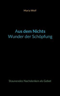 bokomslag Aus dem Nichts - Wunder der Schpfung