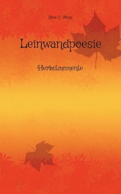 bokomslag Leinwandpoesie