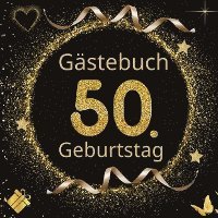 GÄSTEBUCH 'Gold Klassik 1' zum 50. Geburtstag 1