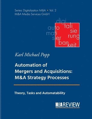 bokomslag Automation of Mergers and Acquisitions