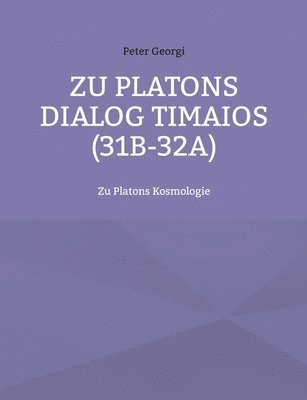Peter Georgi - Zu Platons Dialog Timaios (31b-32a), Häftad