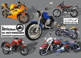 bokomslag Serviceheft für MOTORRÄDER - Scheckheft Inspektionsheft