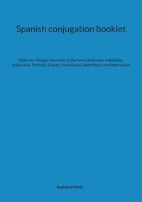 bokomslag Spanish conjugation booklet