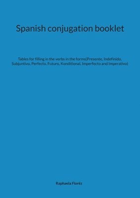 bokomslag Spanish conjugation booklet