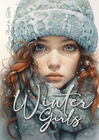 bokomslag Winter Girls Coloring Book for Adults