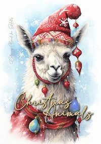 bokomslag Christmas Animals Coloring Book for Adults