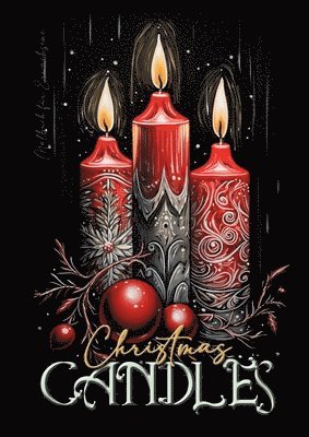 Christmas Candles Coloring Book for Adults 1