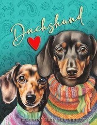 bokomslag Dachshund Coloring Book for Adults