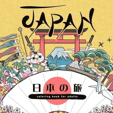 bokomslag Japan Coloring Book for Adults
