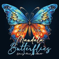 bokomslag Mandala Butterflies Coloring Book for Adults