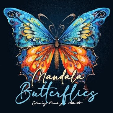 bokomslag Mandala Butterflies Coloring Book for Adults
