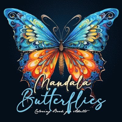 Mandala Butterflies Coloring Book for Adults