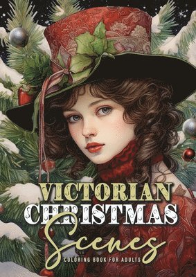 Victorian Christmas Scenes Coloring Book for Adults 1