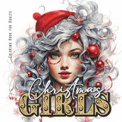 Christmas Girls Coloring Book for Adults 1