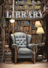 bokomslag Library Coloring Book for Adults