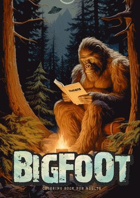 Bigfoot oloring Book for Adults 1