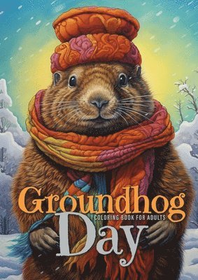 Groundhog Day Coloring Book for Adults 1