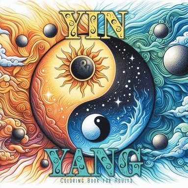 bokomslag Yin and Yang Coloring Book for Adults