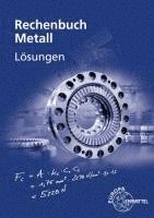 bokomslag Löser zum Rechenbuch Metall