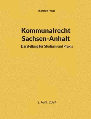 bokomslag Kommunalrecht Sachsen-Anhalt