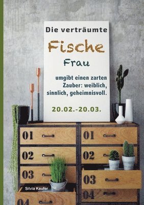 bokomslag verträumte Fische Frau umgibt einen zarten Zauber