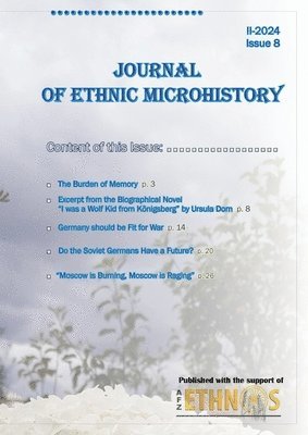 bokomslag Journal of Ethnic Microhistory