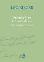 bokomslag Besiegter Hass Frühe Gedichte Die Geisterbrücke