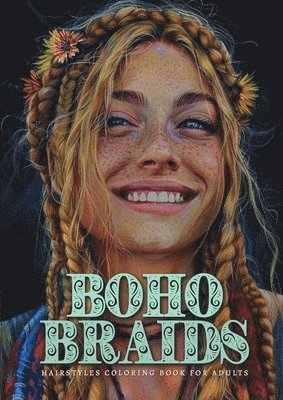 Boho Braids Hairstyles Coloring Book for Adults 1
