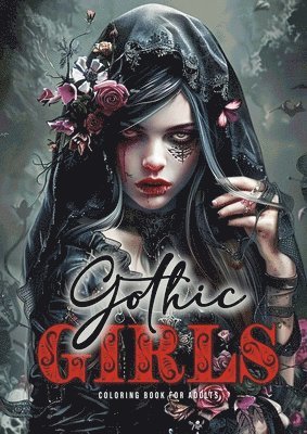 Gothic Girls Coloring Book for Adults 1