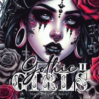 bokomslag Gothic Girls Coloring Book for Adults 2