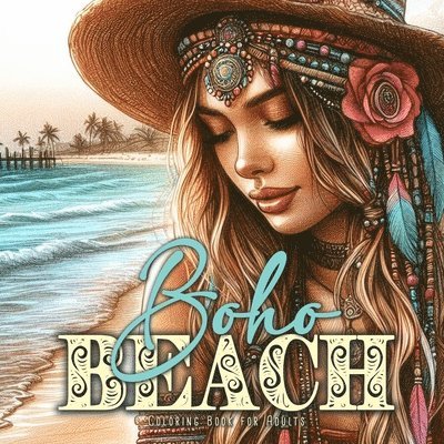 Boho Beach Coloring Book for Adults 1