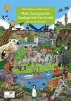 Mein Zoologischer Stadtgarten Karlsruhe - Wimmelbilderbuch für Kinder mit liebevollen Illusttrationen von Heiko Wrusch, Kartonnage