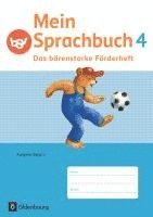 bokomslag Mein Sprachbuch 4. Jahrgangsstufe - Das bärenstarke Förderheft. Ausgabe Bayern