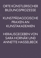 Orte künstlerischer Bildungsprozesse