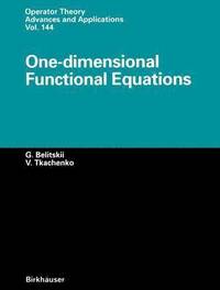 bokomslag One-dimensional Functional Equations