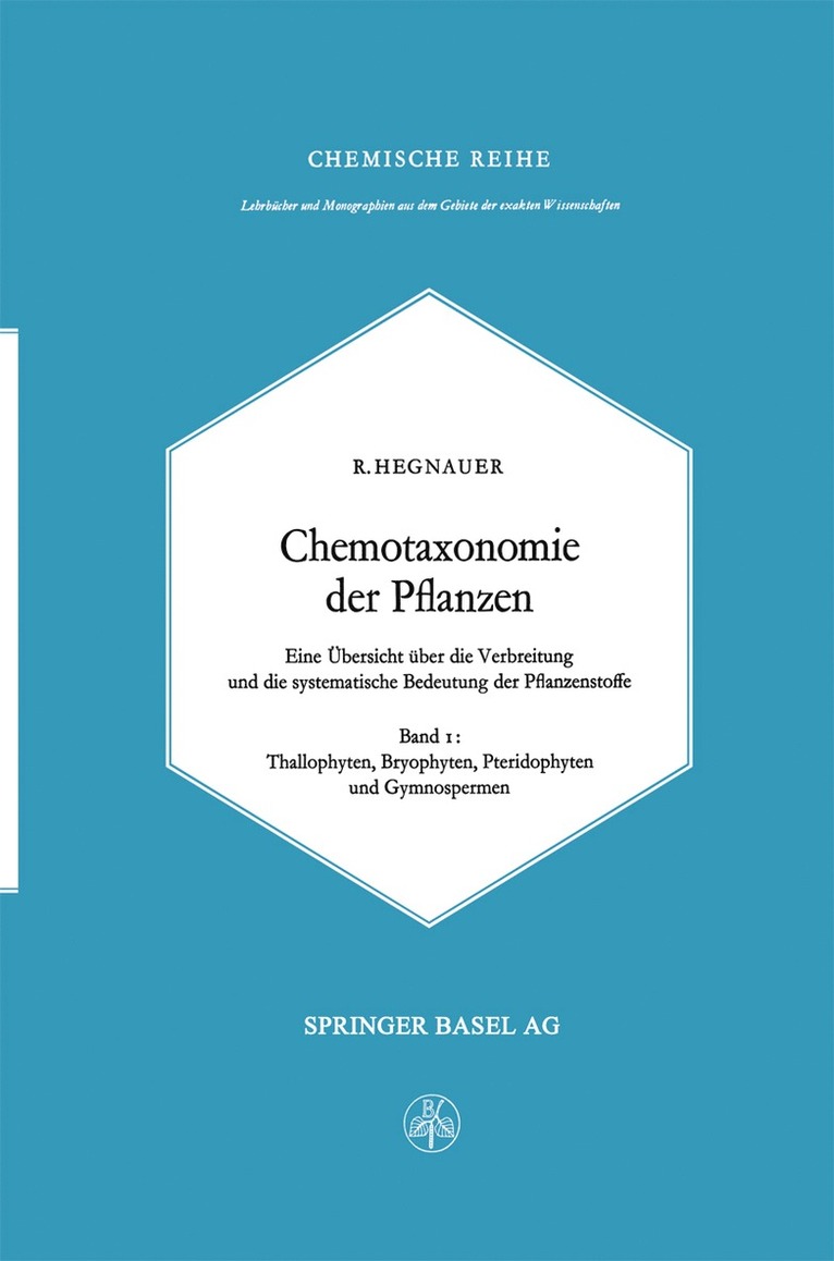 Chemotaxonomie der Pflanzen 1