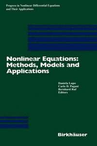 bokomslag Nonlinear Equations: Methods, Models and Applications