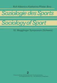 bokomslag Soziologie des Sports / Sociology of Sport