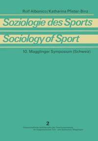 bokomslag Soziologie des Sports / Sociology of Sport
