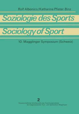 bokomslag Soziologie des Sports / Sociology of Sport