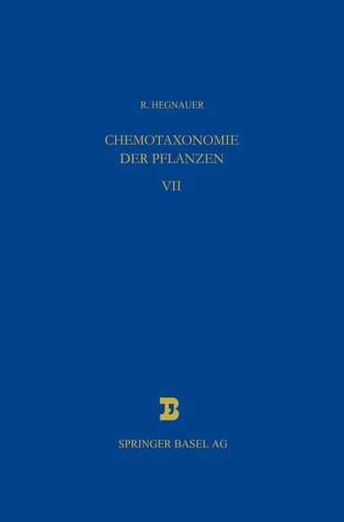 R. Hegnauer - Chemotaxonomie der Pflanzen, Inbunden