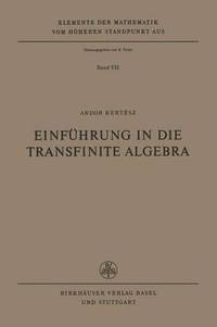 bokomslag Einführung in die Transfinite Algebra