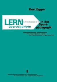 bokomslag Lernbertragungen in der Sportpdagogik
