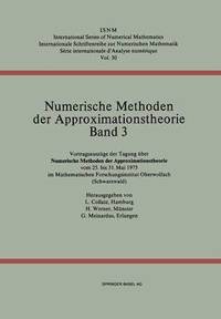 bokomslag Numerische Methoden der Approximationstheorie/Numerical Methods of Approximation Theory